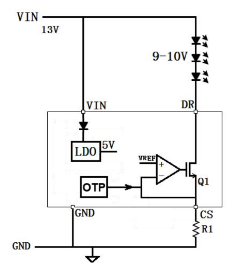 LAN1032AT Typical Application Circuit Schematic